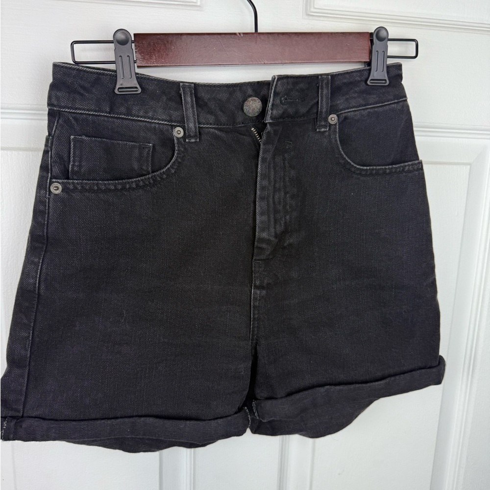ASOS Black High Waist Shorts